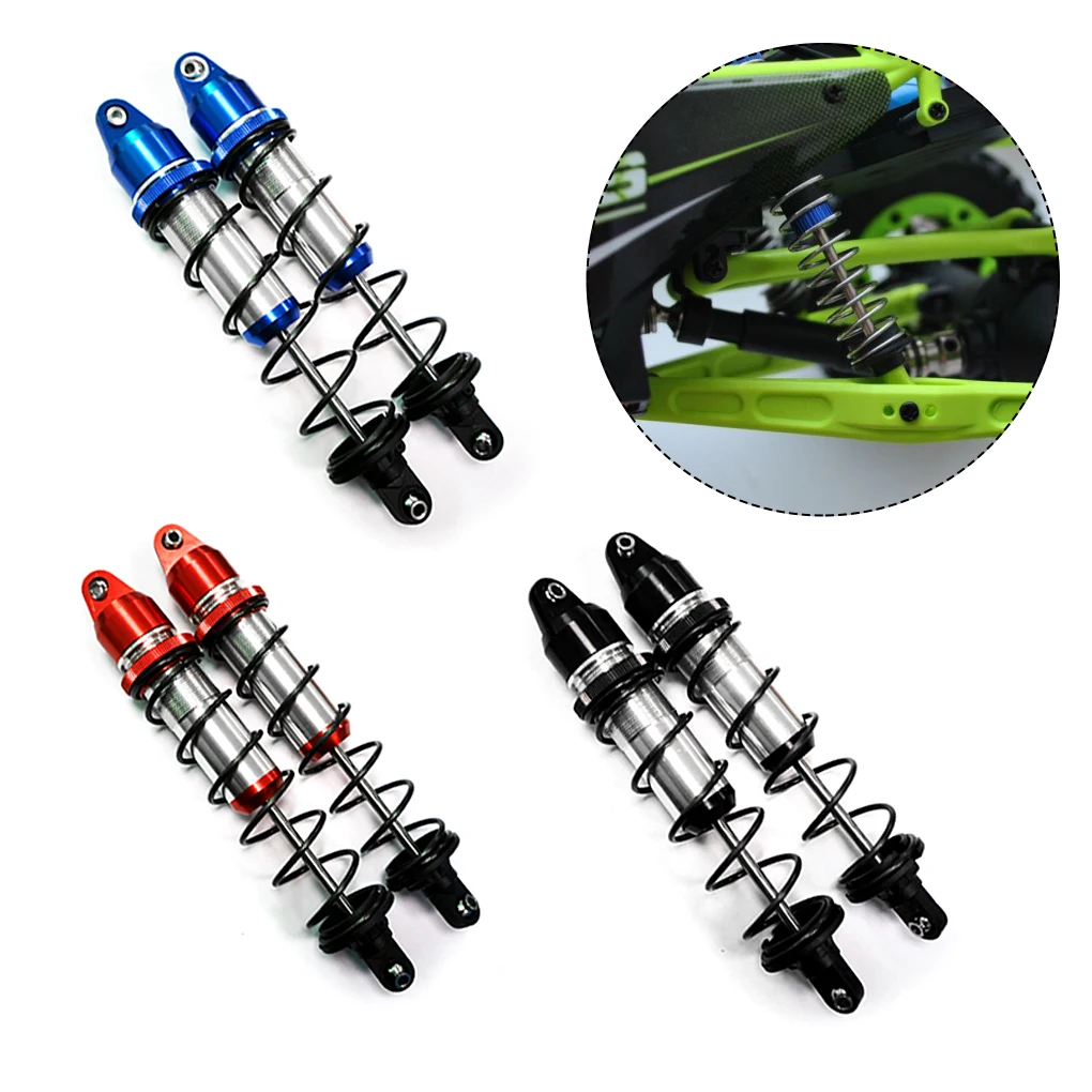

2pcs 180mm Front Rear Shock Absorber Damper for RC ARRMA 1/5 Outcast Kraton Aluminium Alloy RC Upgrade Parts