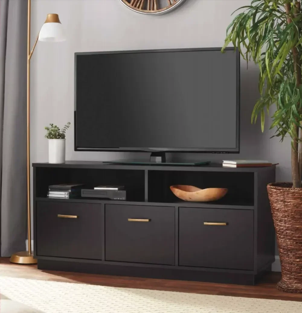  3-дверная ТВ-подставка для телевизоров до 50 дюймов, ТВ-подставка, ТВ-консоль, мебель