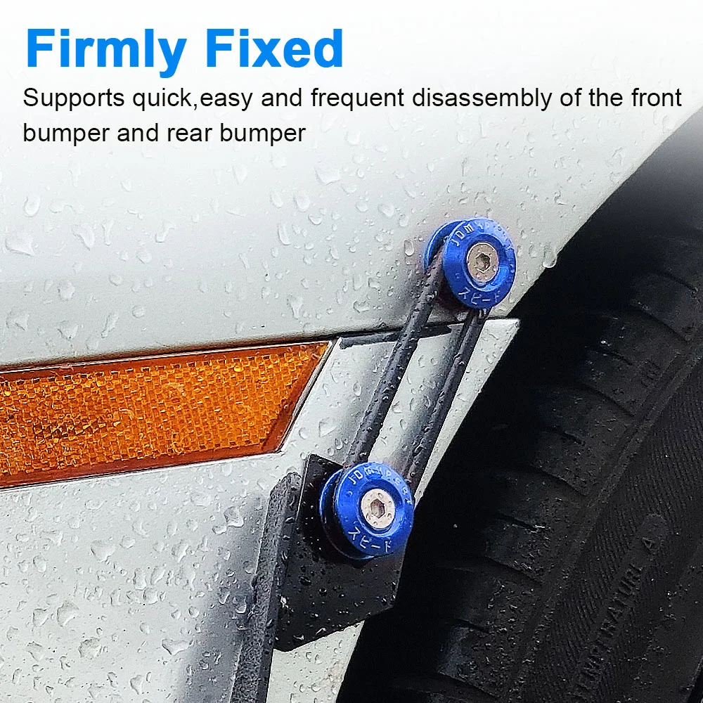 Aluminum Quick Release Fasteners For Front Rear Bumper Hatch Cover Surround Fixing Buckle Car Accessories