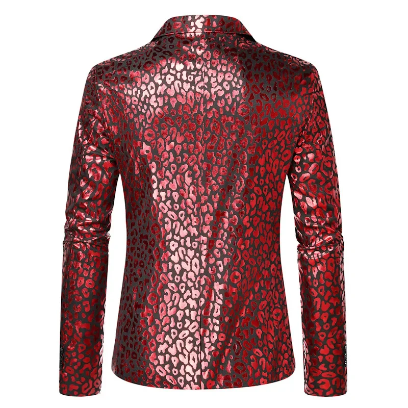 Autumn/Winter New Fashion Trend Men's Casual One Button Suit Personalized Top