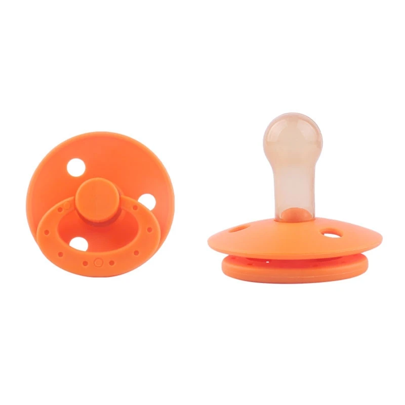 Silicone Baby Pacifier Soothing Portable Newborn Boys Girls Sleep Bite Nipple Nursing Teether Infant Supplies