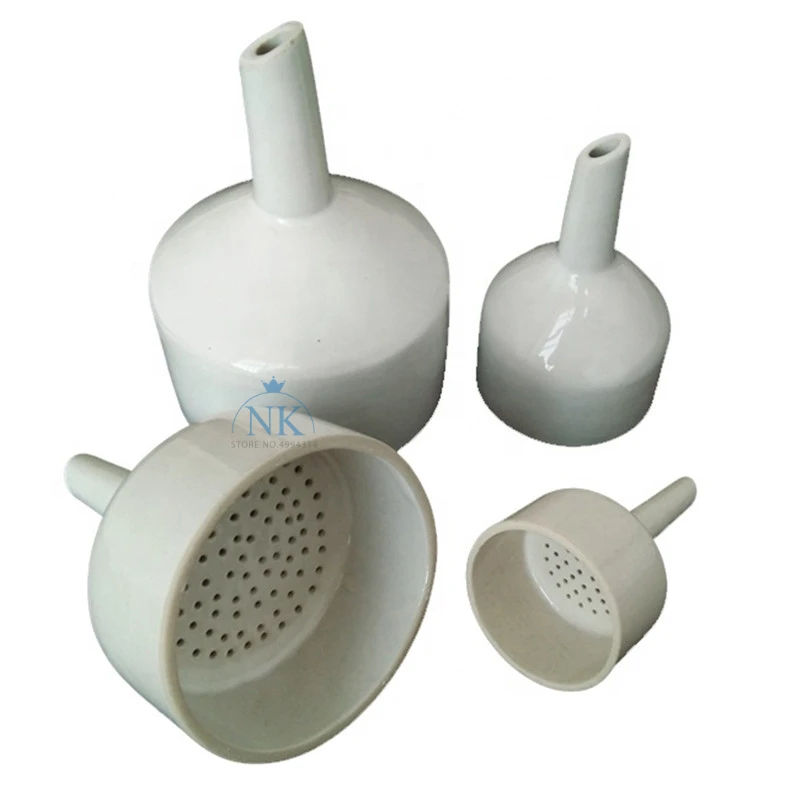 One Piece 40-300mm Porcelain Buchner Funnel Laboratory Filtration Filter, Coors Filtering Crucible for Bitumens In Laboaratoy lab glass supplies lab separatory funnel