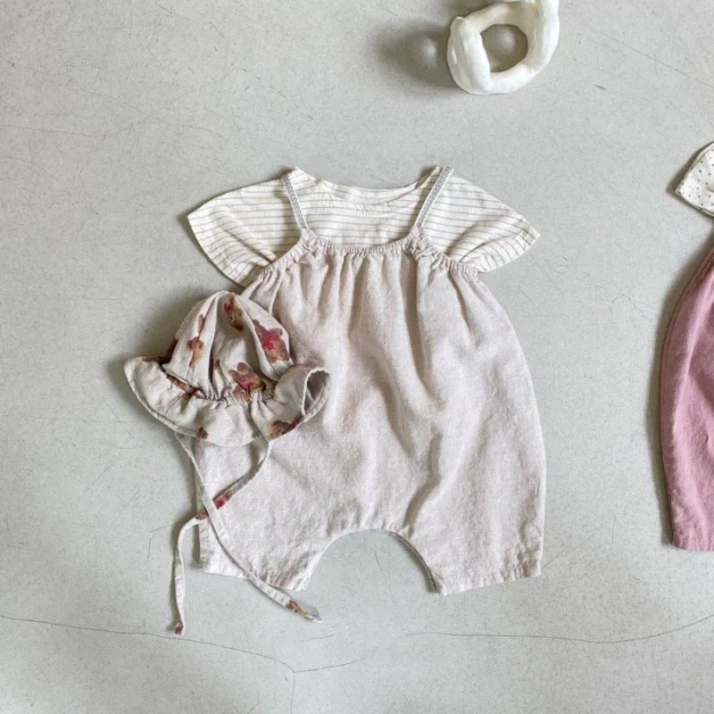 Baby Bodysuits classic 2022 New Baby Summer Loose Romper Cute Infant Sleeveless Jumpsuit Boys Girls Cotton Overalls Thin Baby Clothes 0-24M best baby bodysuits