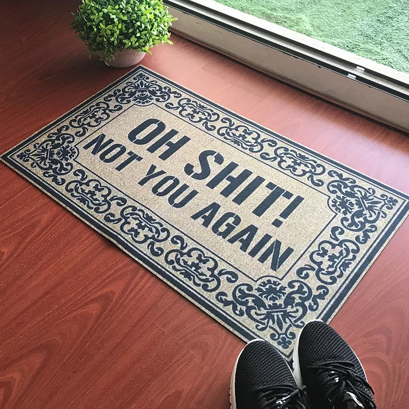 shoes off, Park your shoes here, Damn Good Doormat