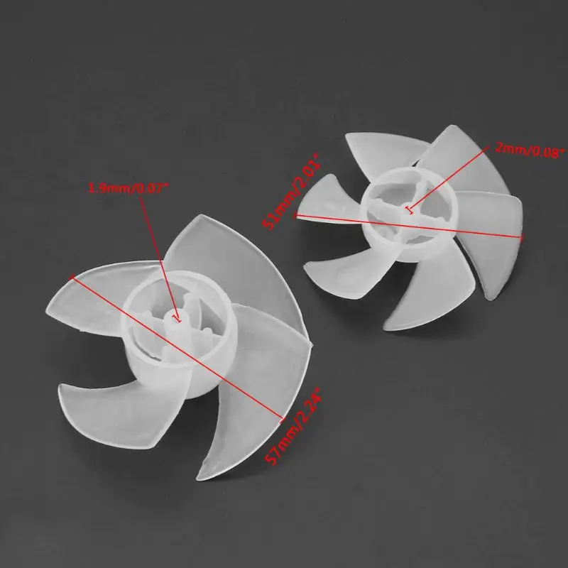1 Small Power Mini Plastic Fan Blade 4/6 Leaves For Hairdryer Motor Drop Shipping