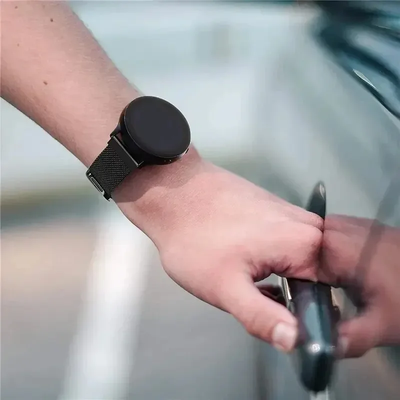 22mm 20mm Milanese Loop Strap For Samsung Galaxy Watch 6 5 4 44mm 40mm Classic Active 2 Bracelet For Huawei Magnetic Watch Band