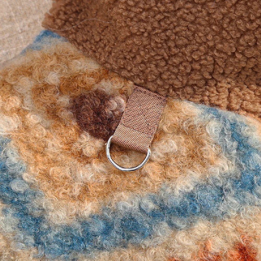 2026 가을 및 겨울 신상 플러시 강아지 후드티, 애완견 고양이 옷, 테디베어, 비글 코트 가디건 버튼 후드티