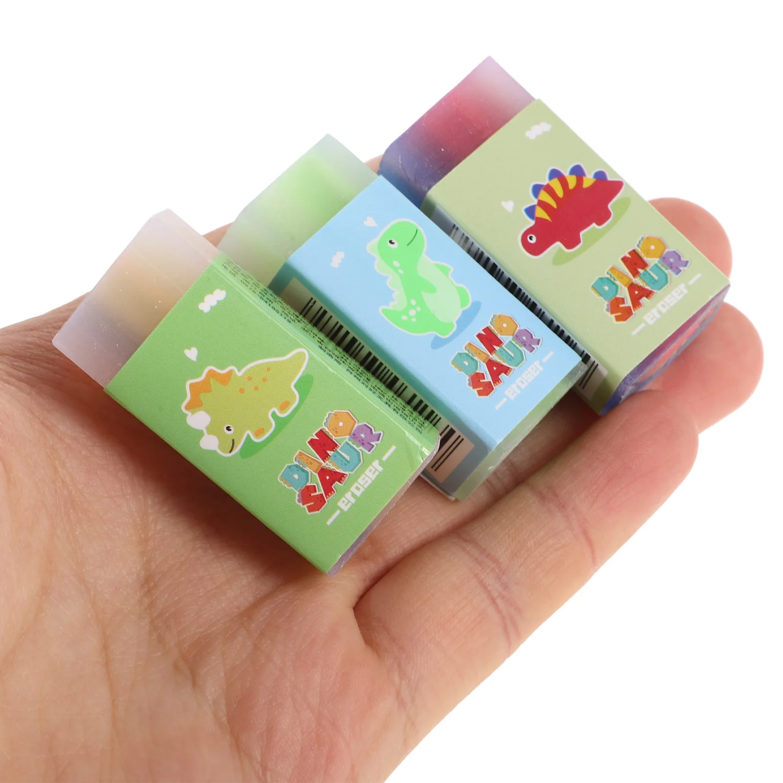 12 Pcs Jelly Eraser Cute Cartoon Adorable Kids Pencil Children Bulk Pvc Cool Kawaii School Supplies Rubber Eraser