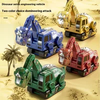 New Children's Electric Remote Control Excavator Toy Car Boy Simulation Dinosaur Excavator Automotive Engineering Vehicle 1