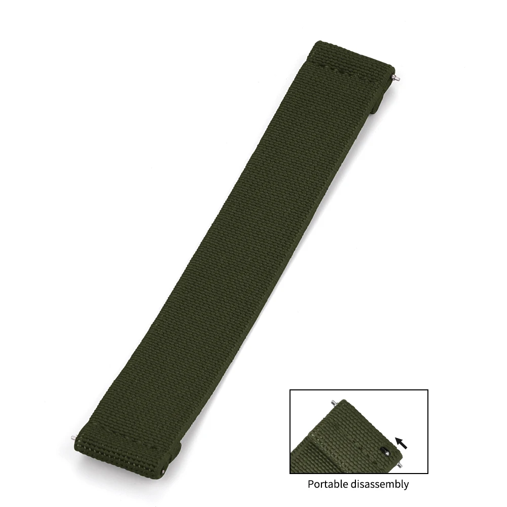 Premium Nylon Quick Release Elastic Watch Strap - Parachute-Grade Watchband