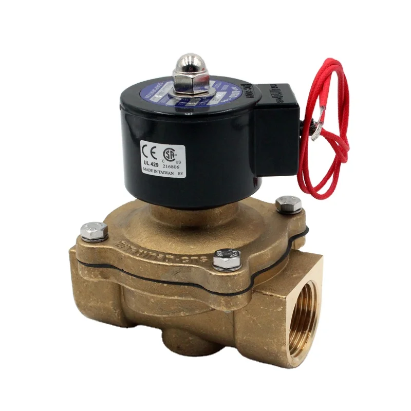 

DN25 Normally Closed 12V 24V 2 Way AC 220V 1 Inch 25 mm Threaded Solenoid Valve For Gas