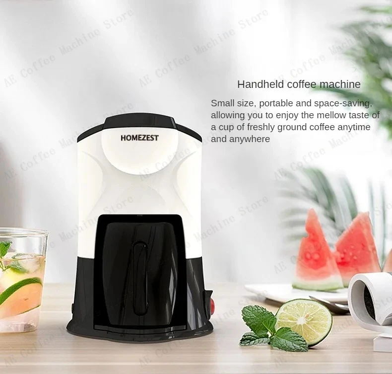Description Picture 2 of itemPortable Mini Home Coffee Machine Fully Automatic Drip American Coffee Pot Portable Travel Coffee Maker Fashionable and Compact