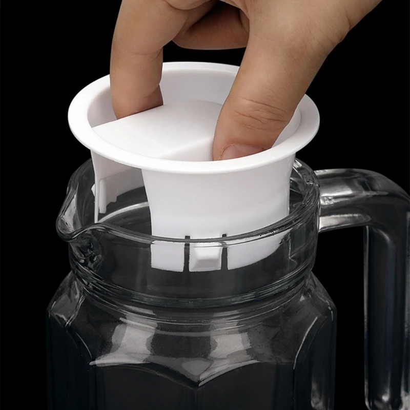 Lid Glass Water Carafe Plastics Cover Stoppers Anti-Dusts Non-Splash Bottle Plug glass water carafe stoppers