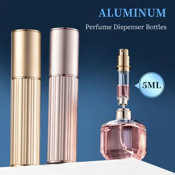 5ml Mini Bottom Filling Perfume Spray Dispenser Bottles Cosmetic Refillable Spray Atomizer Portable Liquid Container Bottle