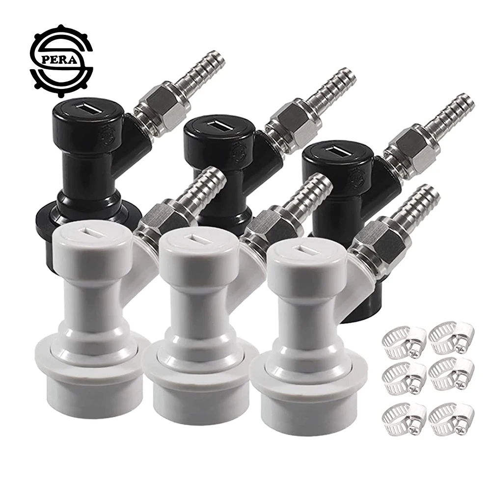 6pcsBallLockQuickDisconnectIncludeBallLockGasDisconnectwith5