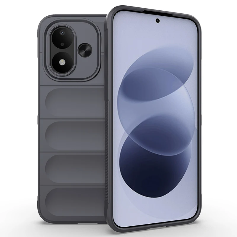 Shockproof TPU Shield Silicone Anti-Fall Non-Slip Protective Phone Case