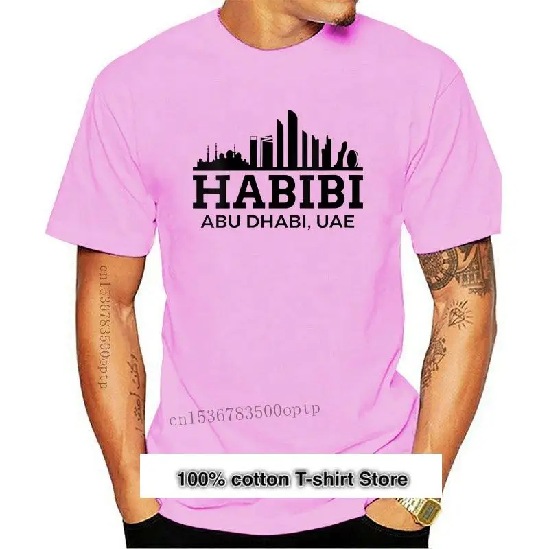 Camiseta de Abu Dabi para hombre y mujer, camisa de los Emiratos Árabes de Habibi Love Uae