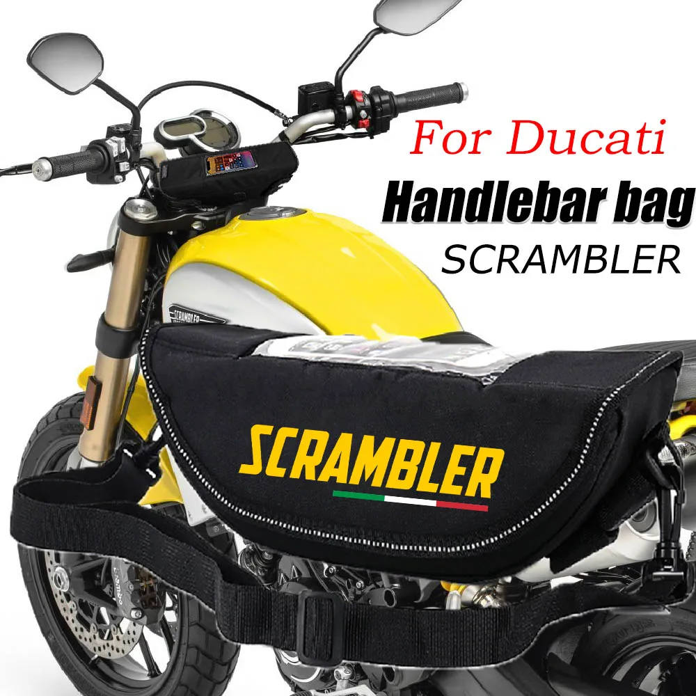 Per Ducati Scrambler800 400 1100 Desert Sled Accessorio Moto Borsa Impermeabile E Antipolvere Per Manubrio