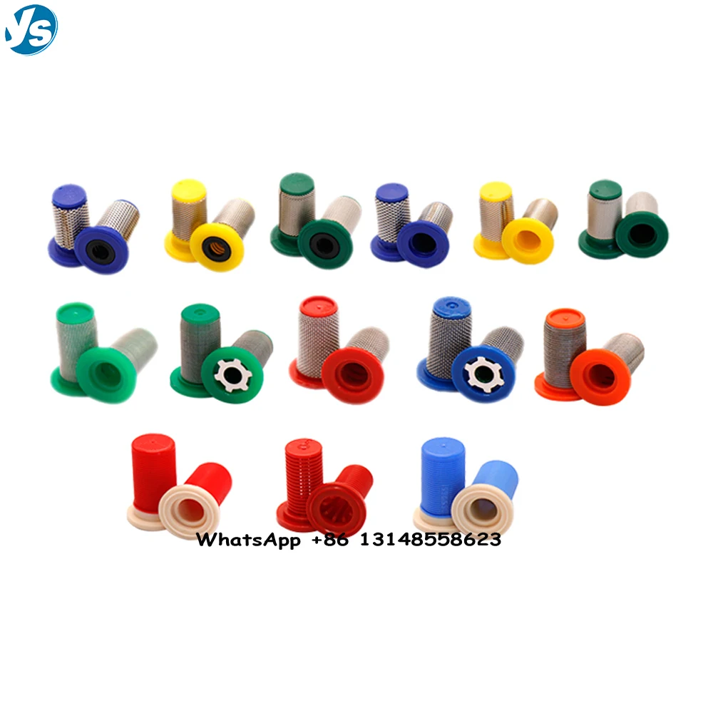 Spray Nozzle High Pressure Nozzle Drip-proof Fiilter 50 80 100 mesh Plastic Nozzle Filter