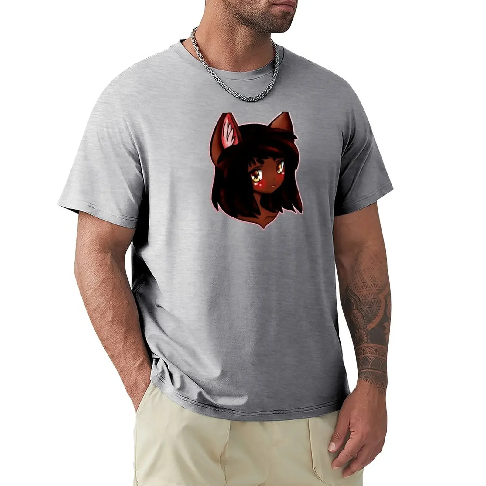 

Neko Neko Kuro T-Shirt aesthetic clothes vintage plain t shirts men