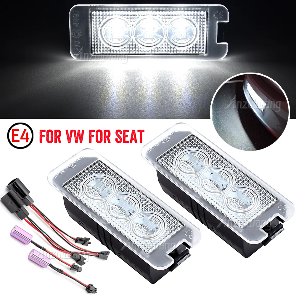 Canbus Error Free White Led Luci Targa Lampada Per Vw Golf Iv V Mk5 Mk6 New Beetle Eos Amarok Golf 6 Golf 7 Passat Polo