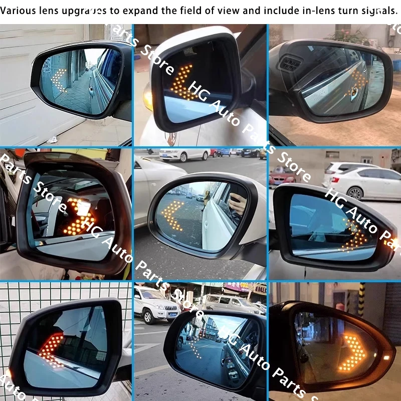 Verre Recul Miroir Pour Toyota Pour Camry 2006-2011 87931-06320 Côté Gauche Droit 1 Paire Lentilles En Verre Rétroviseur Voiture Avec Chauffé 87961-06320 Glace Rétroviseur