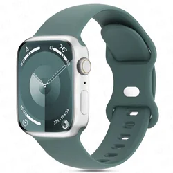 Silicone Watchbands for Apple Watch - Versatile Colors and Durable Design (Cactus 27)