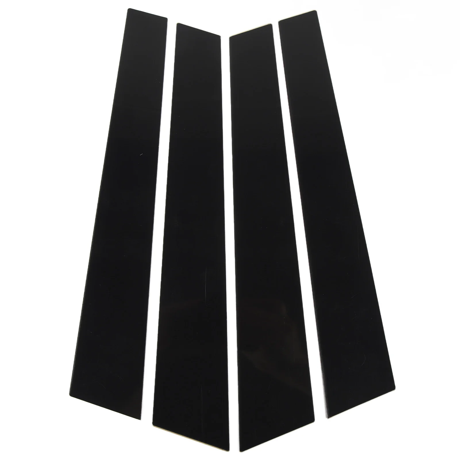 Garnitures De Montants De Porte Porsche Panamera 2010-2016 - Style Fibre De Carbone Noir - Protègent Contre Les Rayures - 8