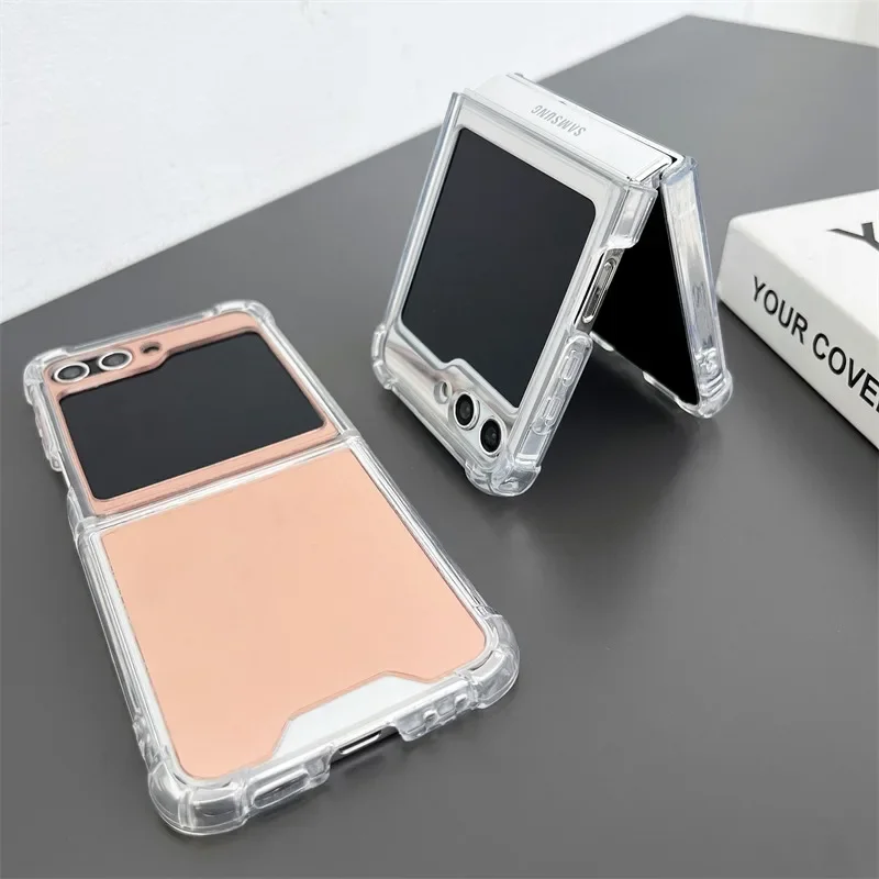 Luxury Mirror Makeup Slim Case - Solid Color Airbag Shockproof Ultra Thin Cover