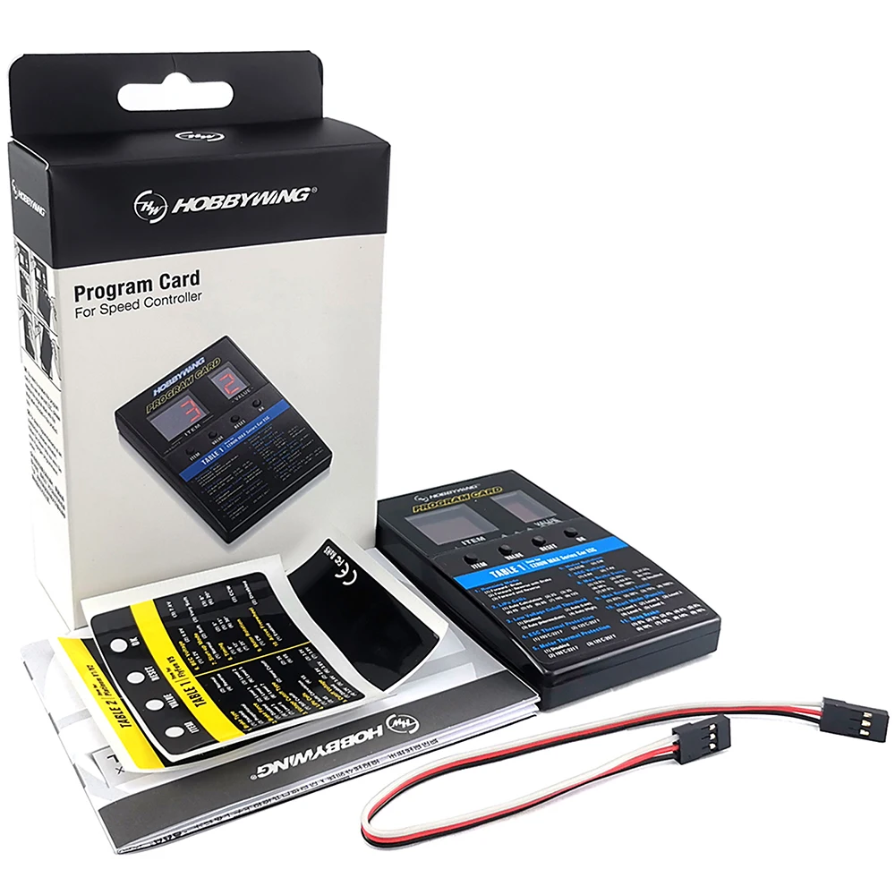 HOBBYWING ESC Program Card LCD/LED/OTA Programming Card Box