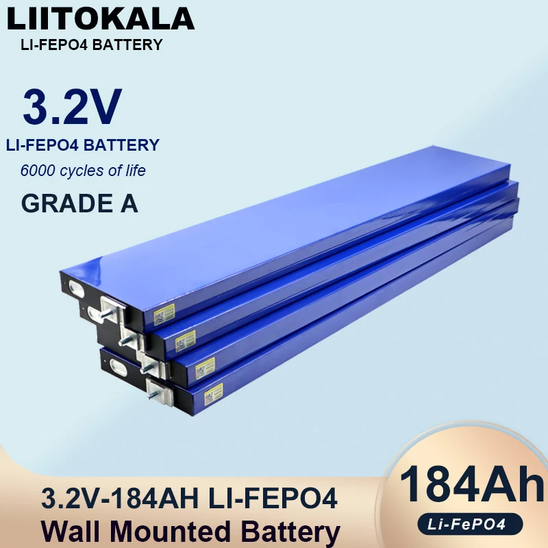

Аккумуляторная батарея Liitokala, литий-железо-фосфат, 3,2 в, Ач