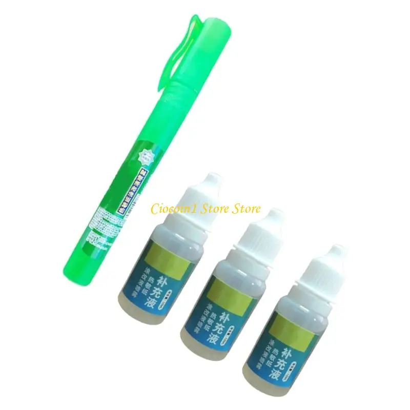 재활용 가능한 병 감열지 지우기 펜이 포함된 A3PC 정밀 미스트 교정 도구