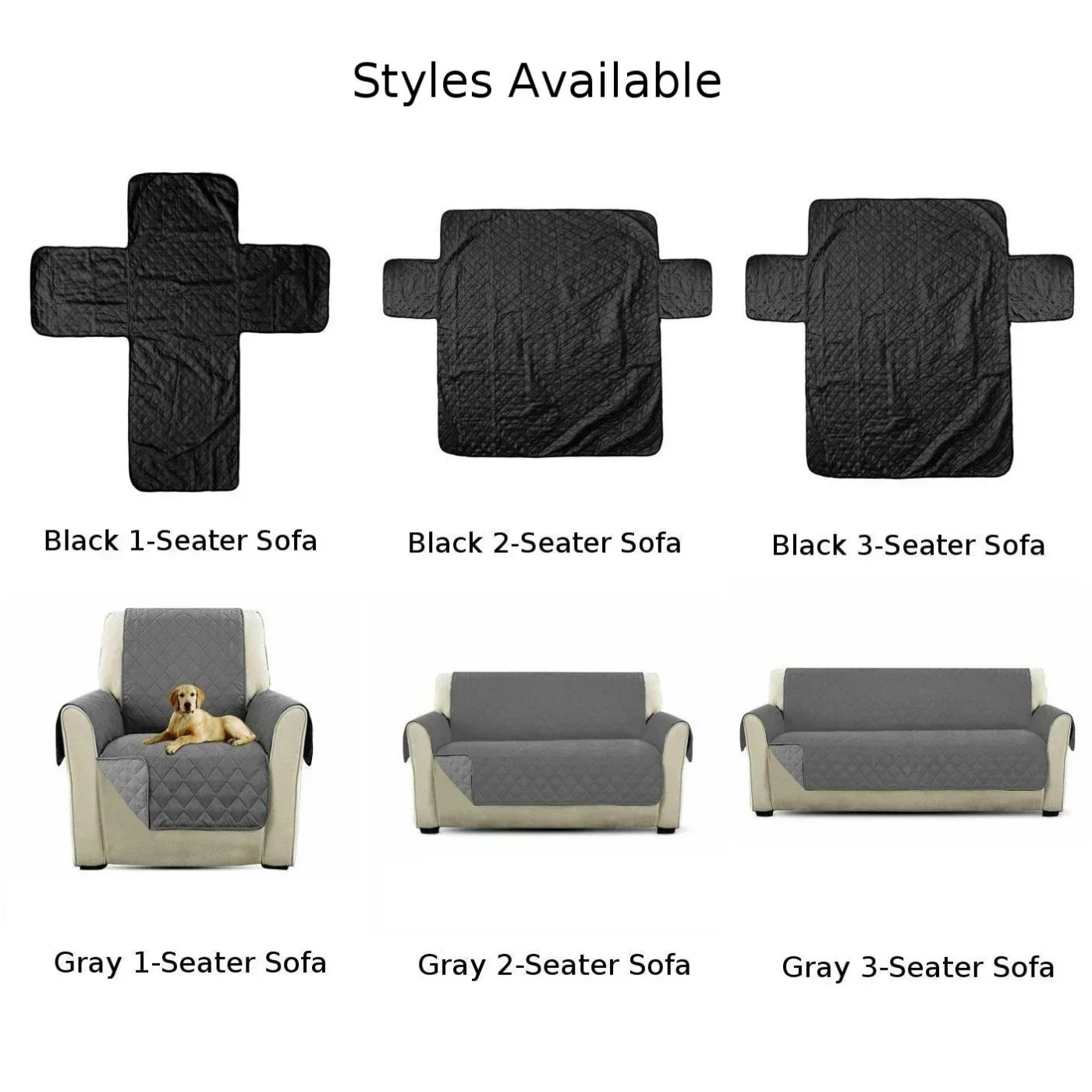 Sofa Cover Pet Dog Kids Stains Sofa Mat Couch Slipcovers Living Room Furniture Protector Covers 1/2/3 Seater