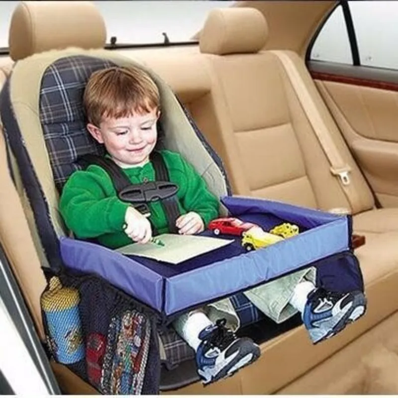 Children's Storage Table Car Child Safety Seat Travelling Drawing Board Baby Stroller Hanging Bag