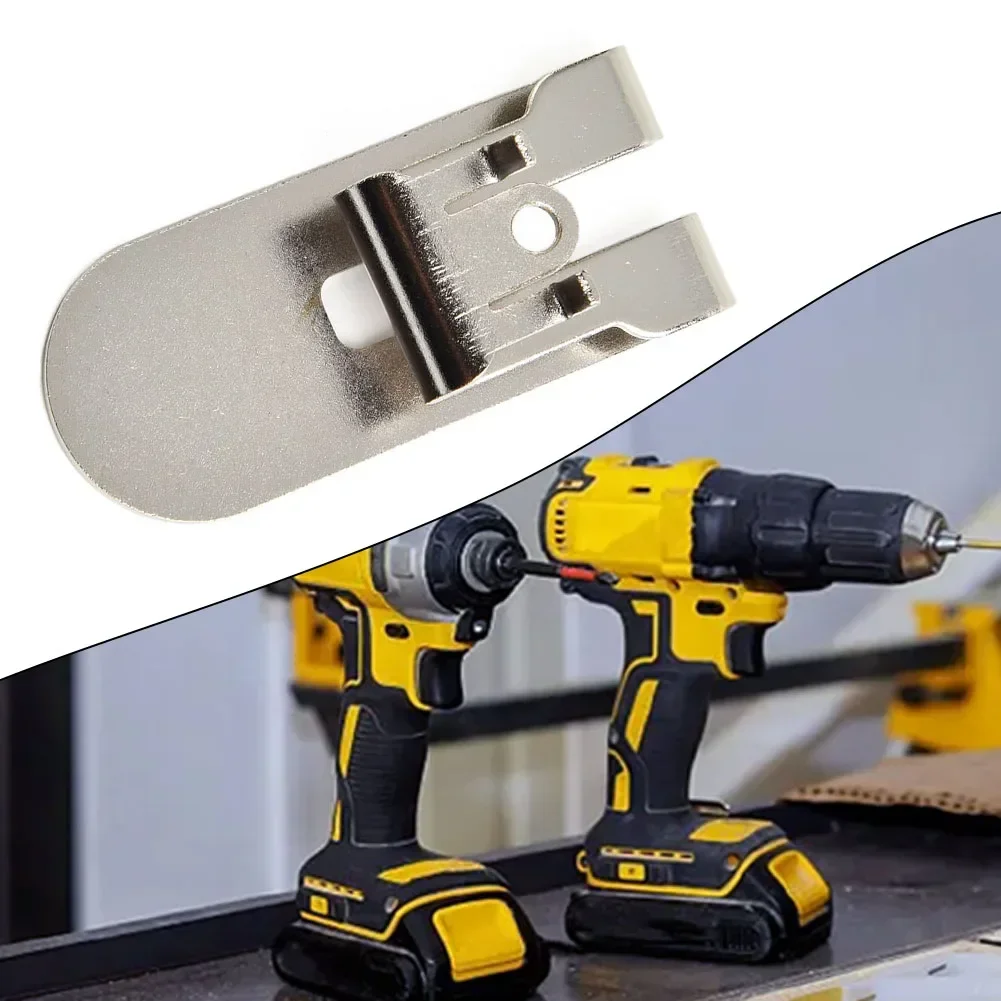 Electric Drill Belt Hook Steel Replacement N435687 For DeWaltfor Drill Driver  N435687 DCF620 DCF620B DCF622 Belt Hook 4