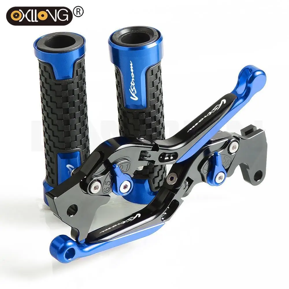 

For Suzuki DL650 V-strom Motorcycle Brake Clutch Levers & handlebar Grips DL 650 V-STROM 2011 2012 2013 2014 2015 2016 2017 2018