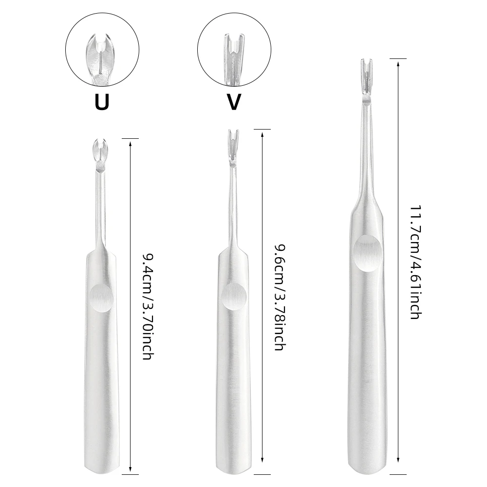 Stainless Steel Leather Crafting Slot Tool Set 1Set Premium Groover V & U Shape Gouge Edge Skiving Knife DIY Punch Tools