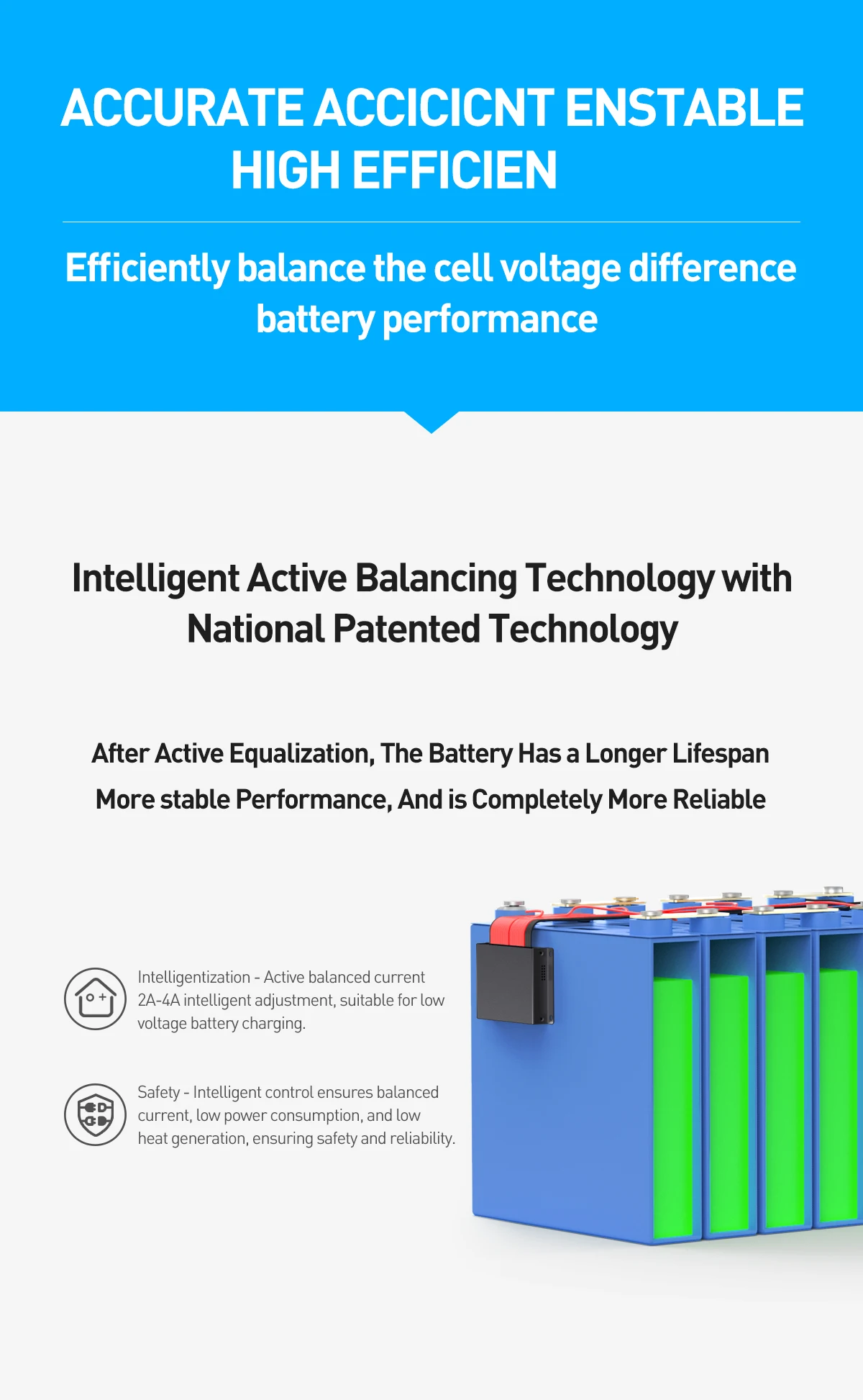 JKBMS 2A 4A Smart Active Balancer 8S 10S 14S 16S 20S 21S 22S 24S Lifepo4 Li-ion