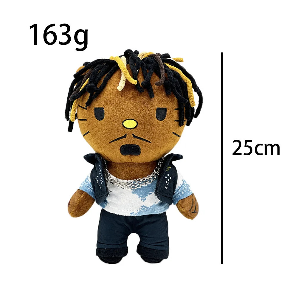 thumbnail image 1 of 24cm Hello Kitty Travis Scotted Plush Cartoon Wayne Singer Cat Plushines Stuffed Soft Collection Model Toy For Kid Birthday Gift, 1 of 4