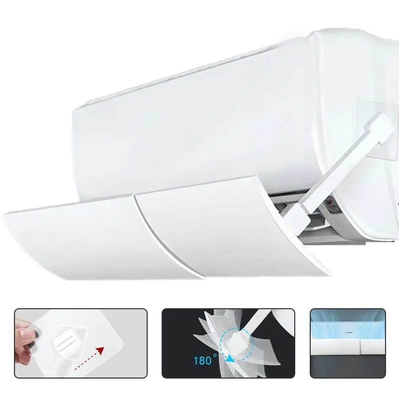 Air Conditioning Wind Shield Infant Anti Direct Blowing Adjustable Guide Cover Outlet Baffle Dust Cover