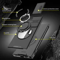 Slide Camera Protection Magnetic Stand Phone Case for Samsung S26 S25 Edge S24 S23 Plus S21 S22 Ultra FE A54 A15 A05 A05S Cover - Image 5