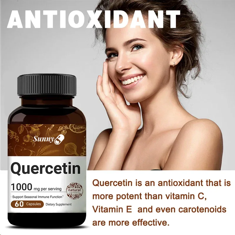 Quercetin Supplement 60 pcs Nutritional Supplement To Support The Immune System Antioxidant And Enzyme Activity