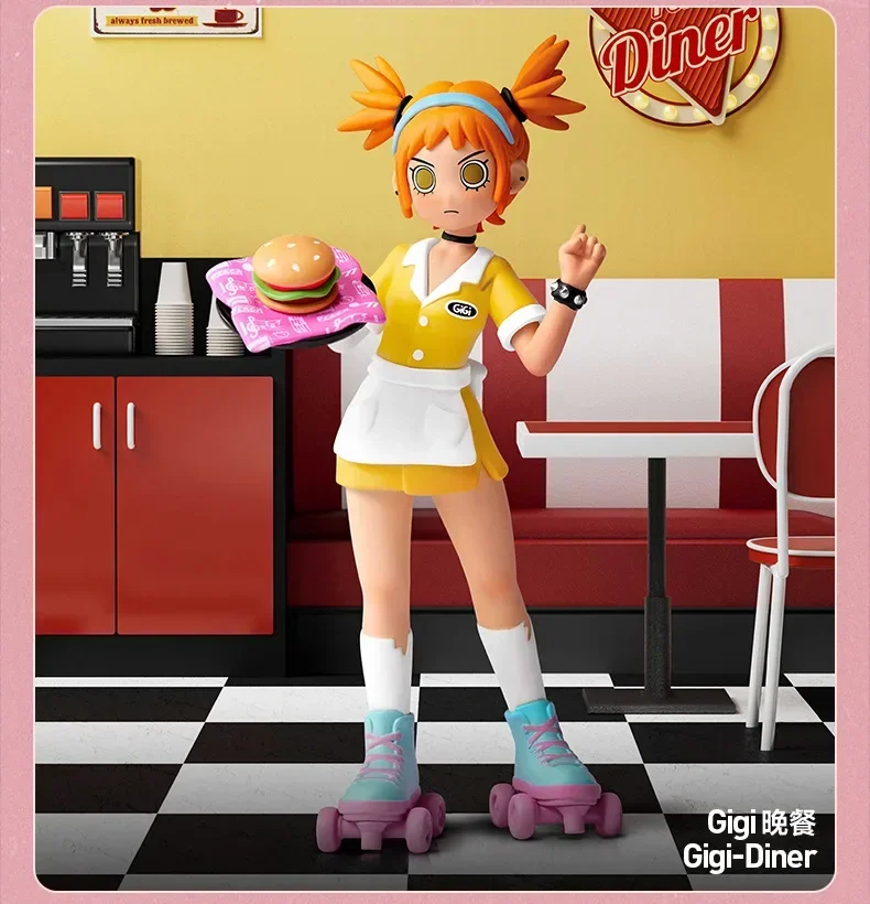 New Genuine Peach Riot Rush Hour Series Action Figure Cute Poppy-Life Guard Parlor Model Toys Collectible Figurine Surprise Gift