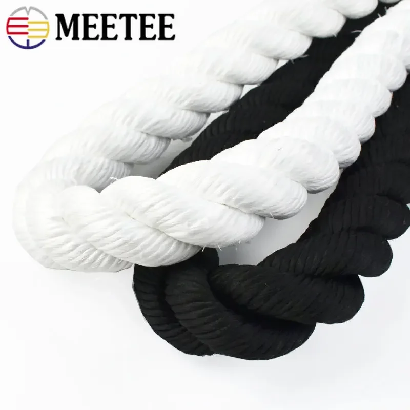 1M 25-50mm Thick Polyester Cords High Tenacity Twisted Rope Tug-of