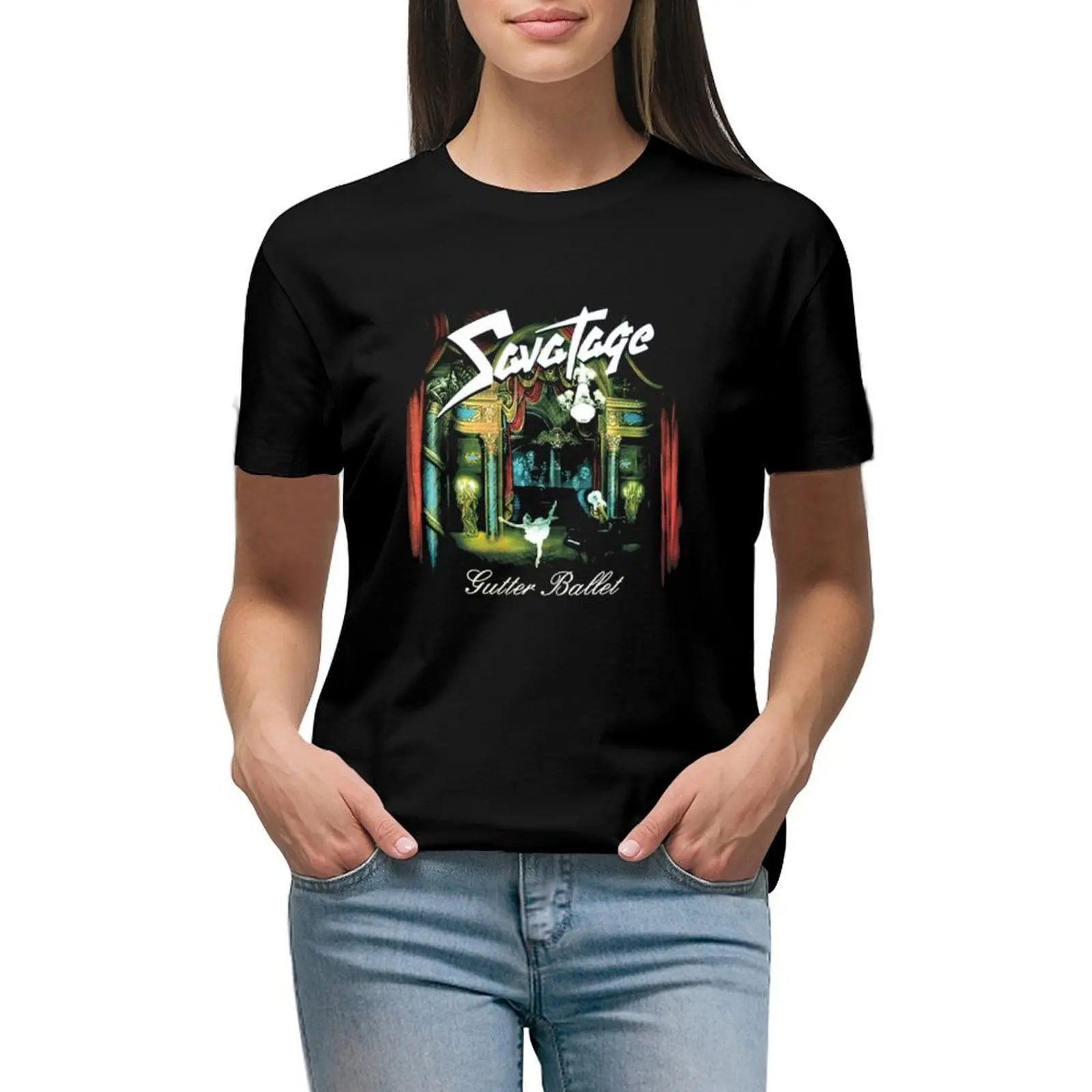 

savatage 3 T-shirt cute clothes graphics spring clothes Women 2024