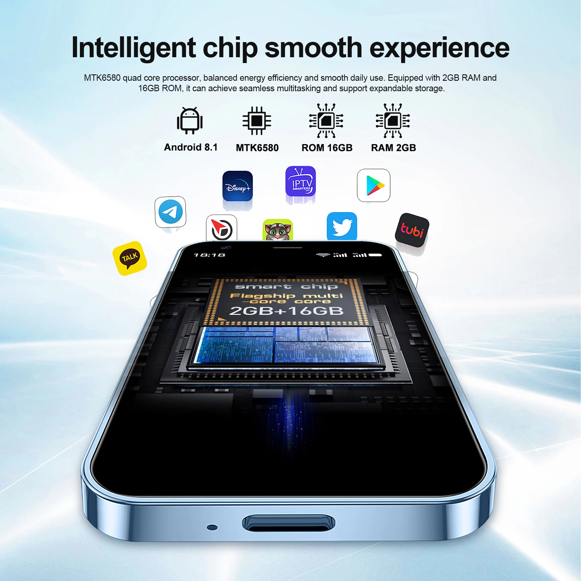 SERVO 15SE Mini Smartphone 3G WCDMA Android System 2GB+16GB WhatsAPP WiFi Hotspot Dual SIM 3.0" Cute Smart Phone Free Smartwatch