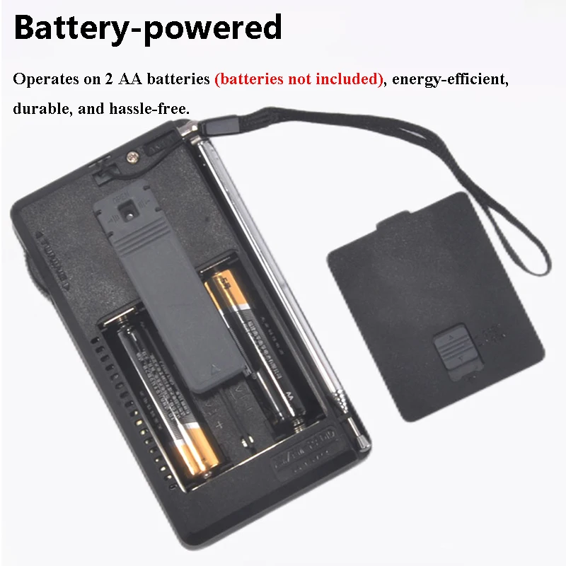 Mini Portable FM AM SW Radio Battery Powered DSP Radios Recevier with Loudspeaker 3.5mm Earphones Jack Timed Shutdown Radio