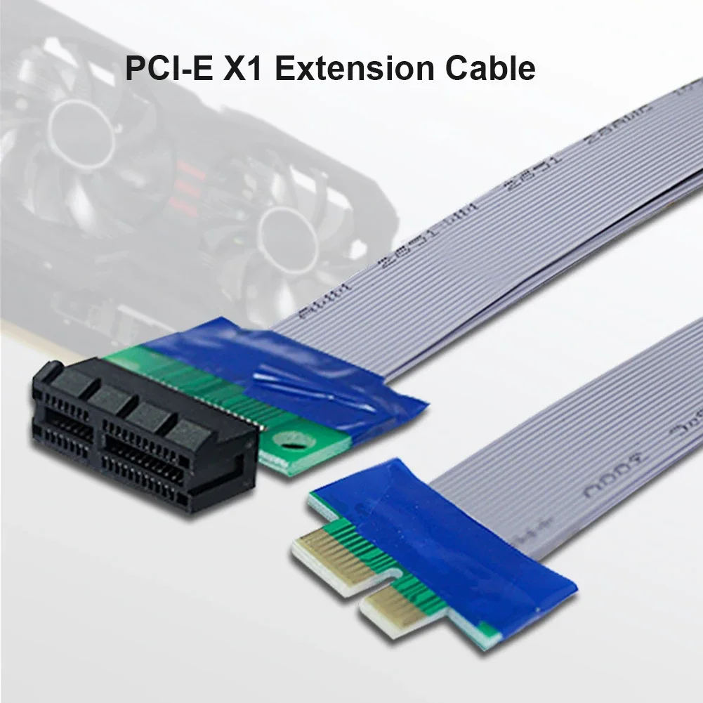 15cm Flexible PCI-E PCI EXPRESS Riser Card Extender Extension Cable PCIe 1X to 1X Converter Cord for Sound Card/Wireless Network