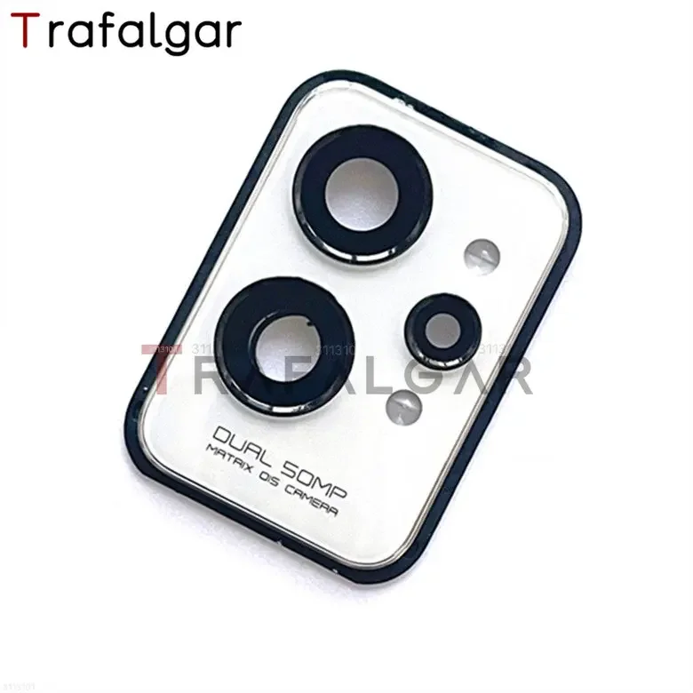 Realme GT2 Pro용 후면 카메라 유리 렌즈, 프레임 베젤 거치대 교체, 메인 카메라 커버, RMX3301, RMX3300