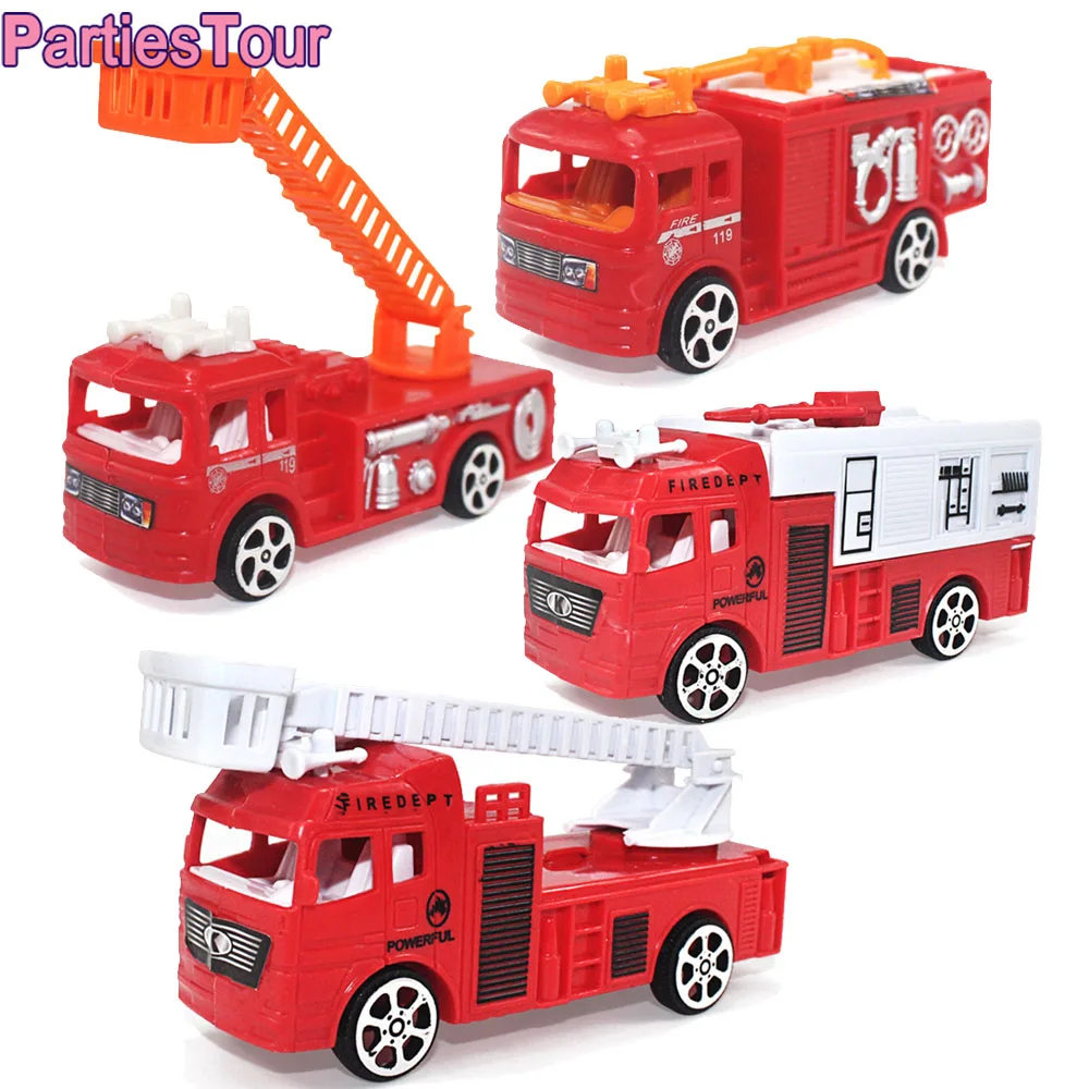 MiniFireTruckToysFireEnginesRoadSignsforFirefighterRescue